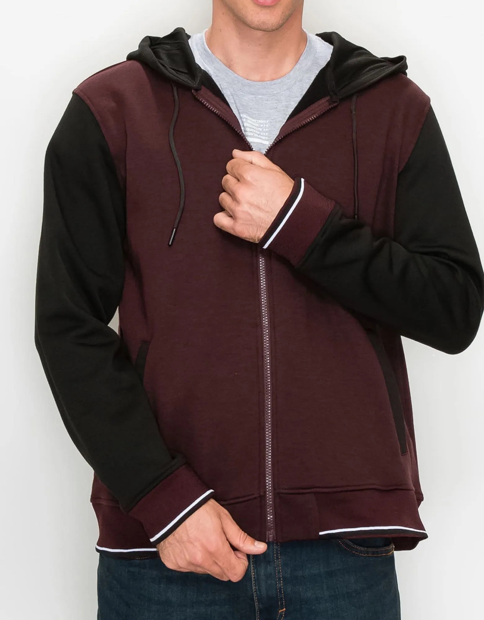 MEN'S CHARLIE FLEECE VARSITY JACKET