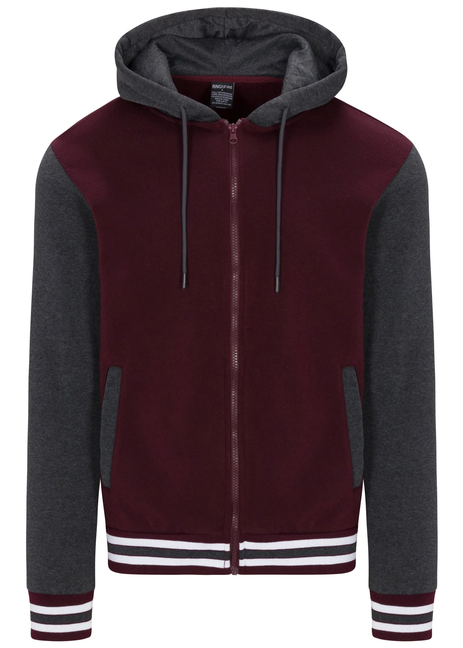 MEN'S CHARLIE FLEECE VARSITY JACKET