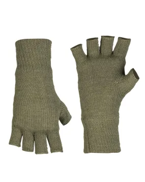 Mil-Tec Gloves Men Warm Fingerless THINSULATE™ lining Olive Winter tactical gear