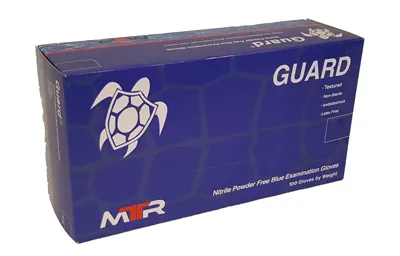 MTR Guard and Bolt Nitrile Gloves - Fentanyl and Chemo Rated - Box of 100