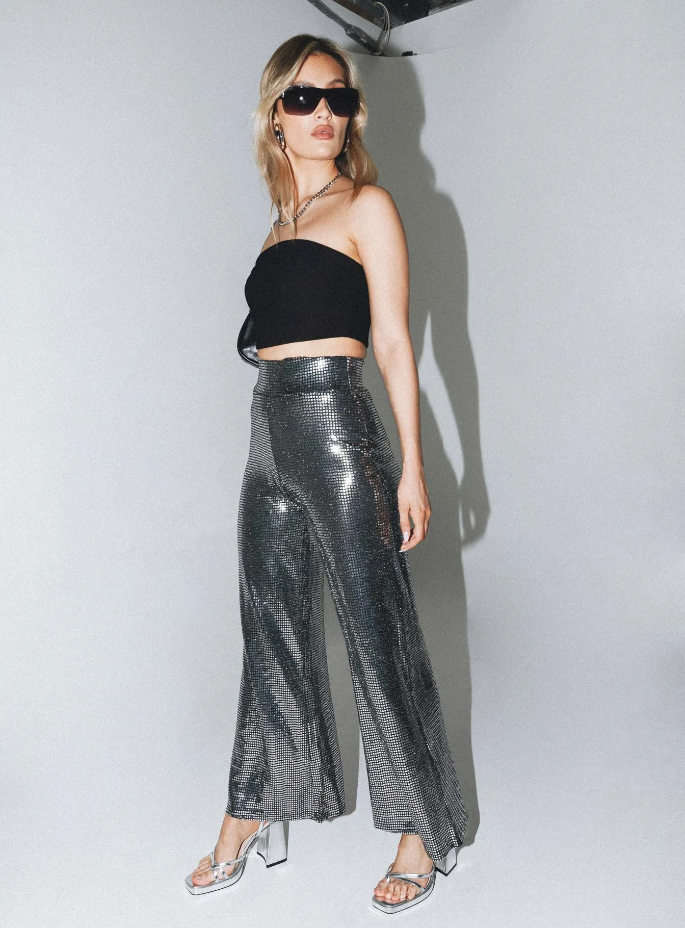 Nemara Pants Black/Silver