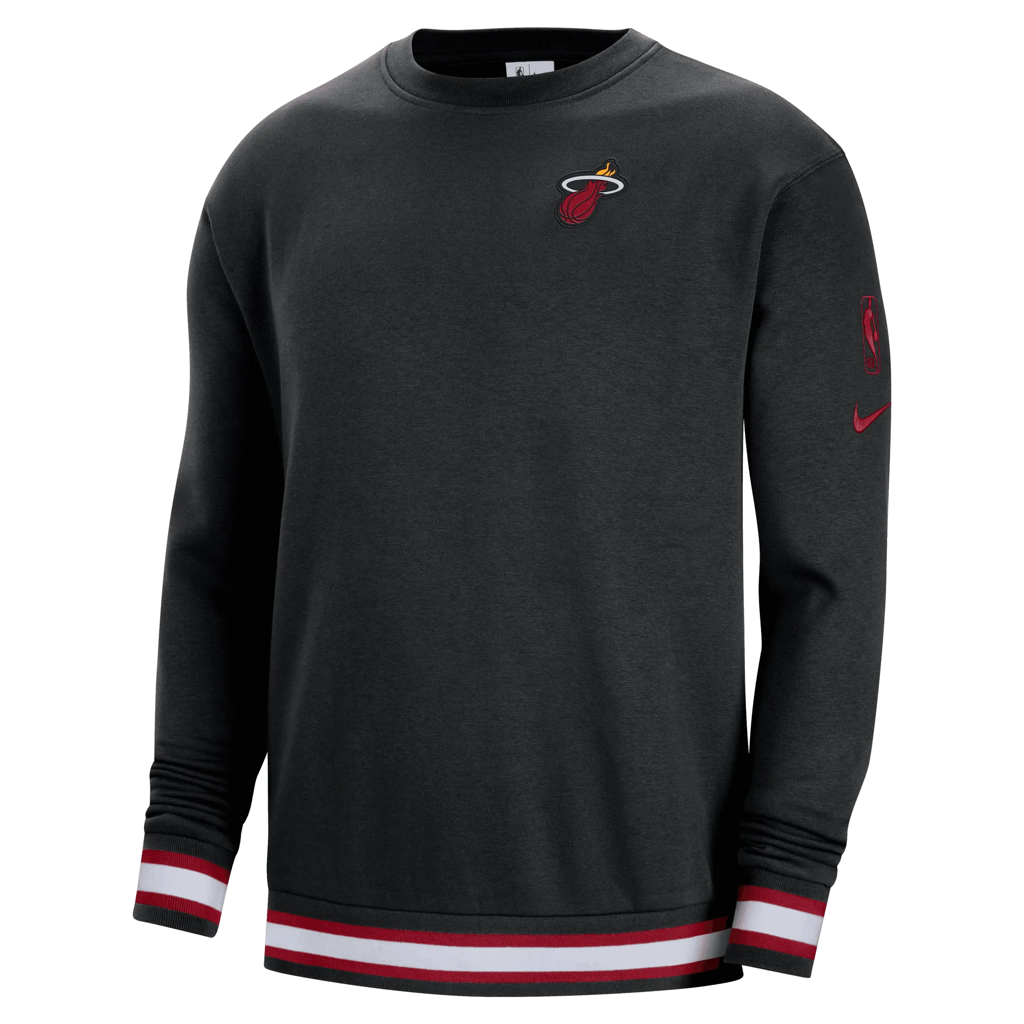 Nike Miami HEAT Courtside Fleece Sweatshirt