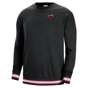 Nike Miami HEAT Courtside Fleece Sweatshirt