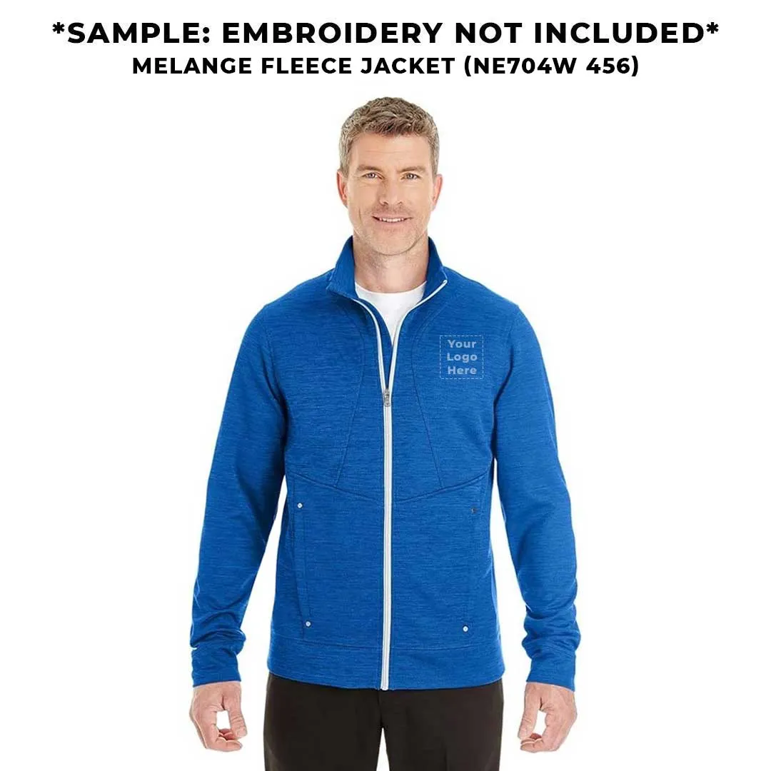 North End - Men's Melange Fleece Jacket (NE704 413)