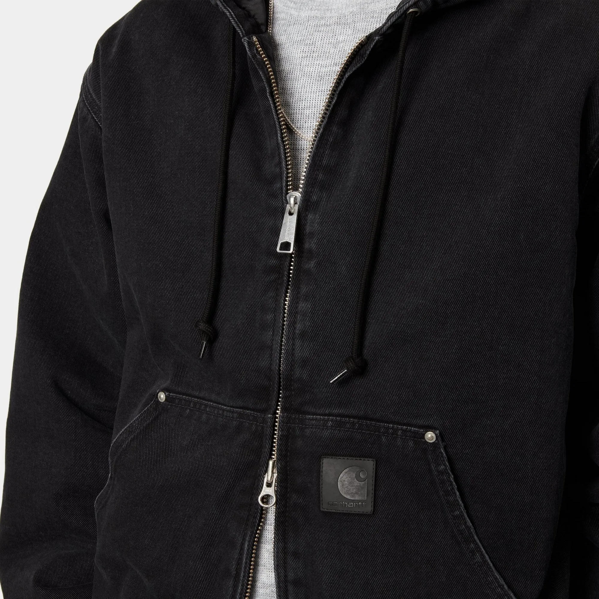 OG Active Rivet Jacket | Black (stone washed)