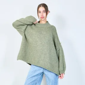 Oversized chunky knit poncho wholesale