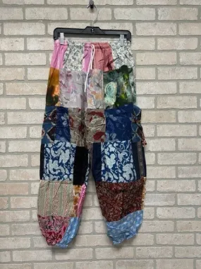 Pants - Patchwork Harem Pants - Unique