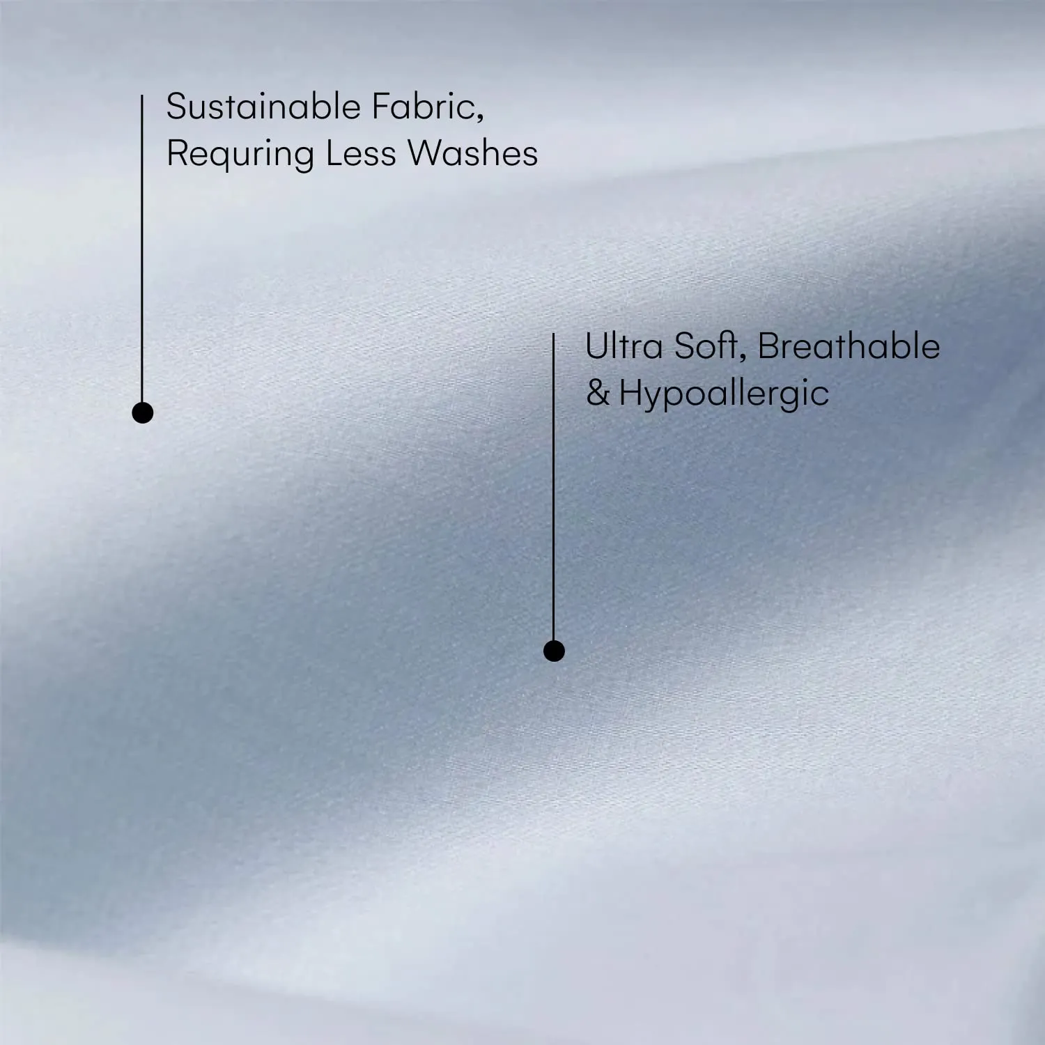 Pillowcase For Acne Prone Skin-Silver Infused Smart Fabric -No Odor