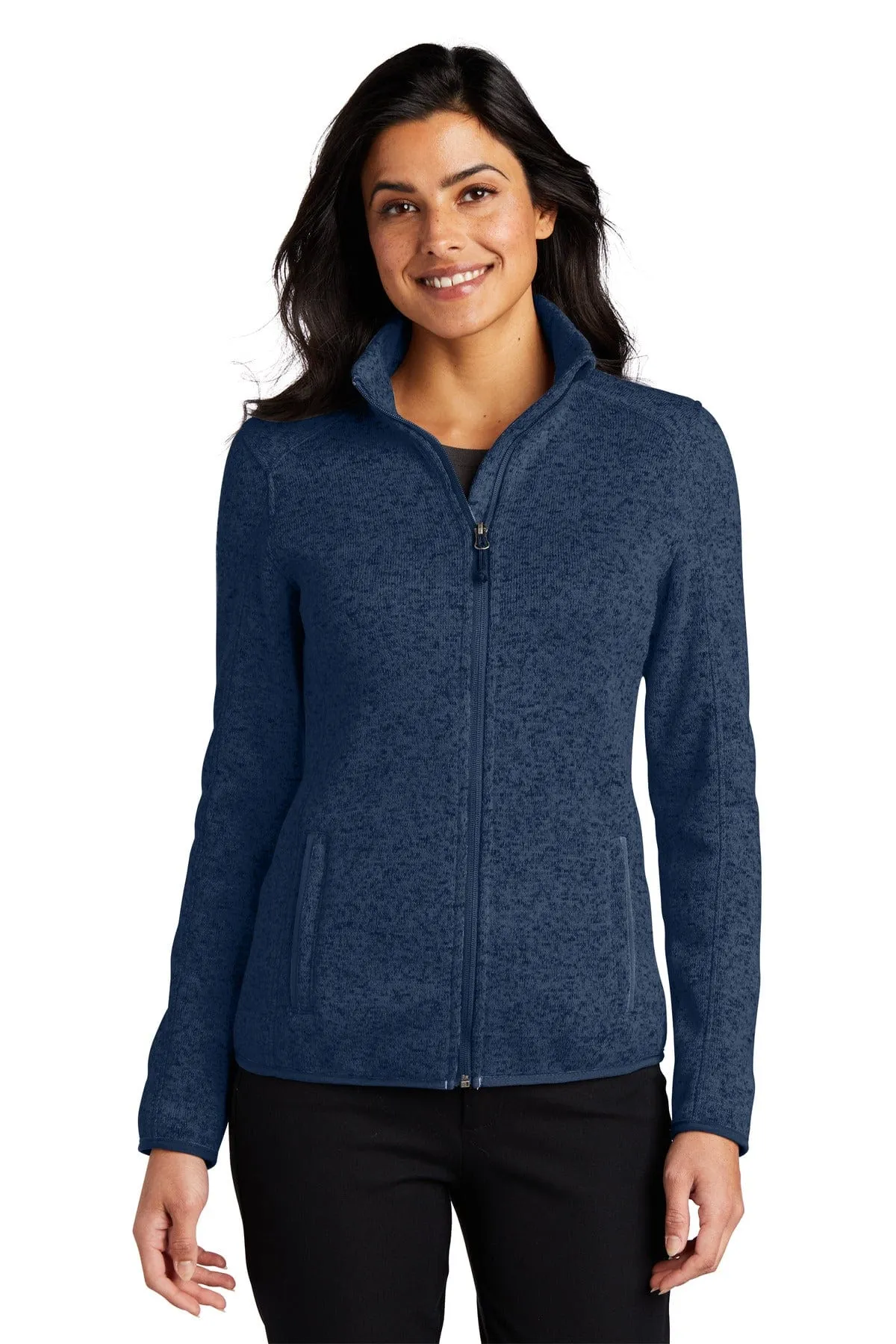 Port Authority ®  Ladies Sweater Fleece Jacket. L232