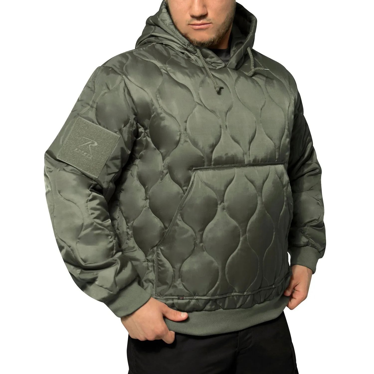 Quilted Woobie Hooded Sweatshirt