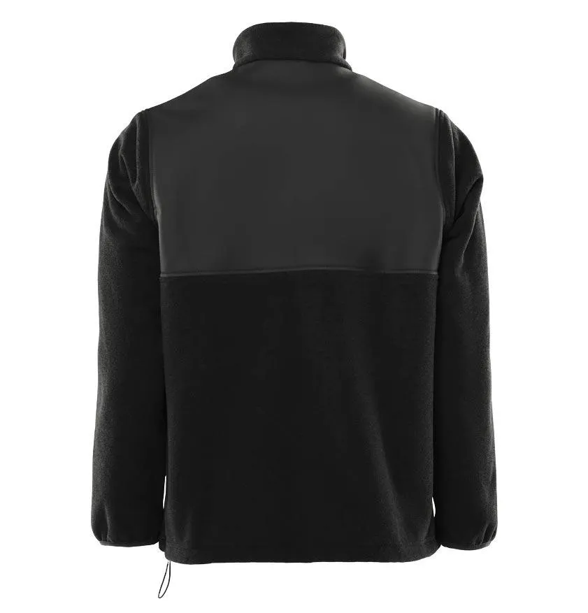 Rains Fleece Zip Puller Jacket – Unisex – Black