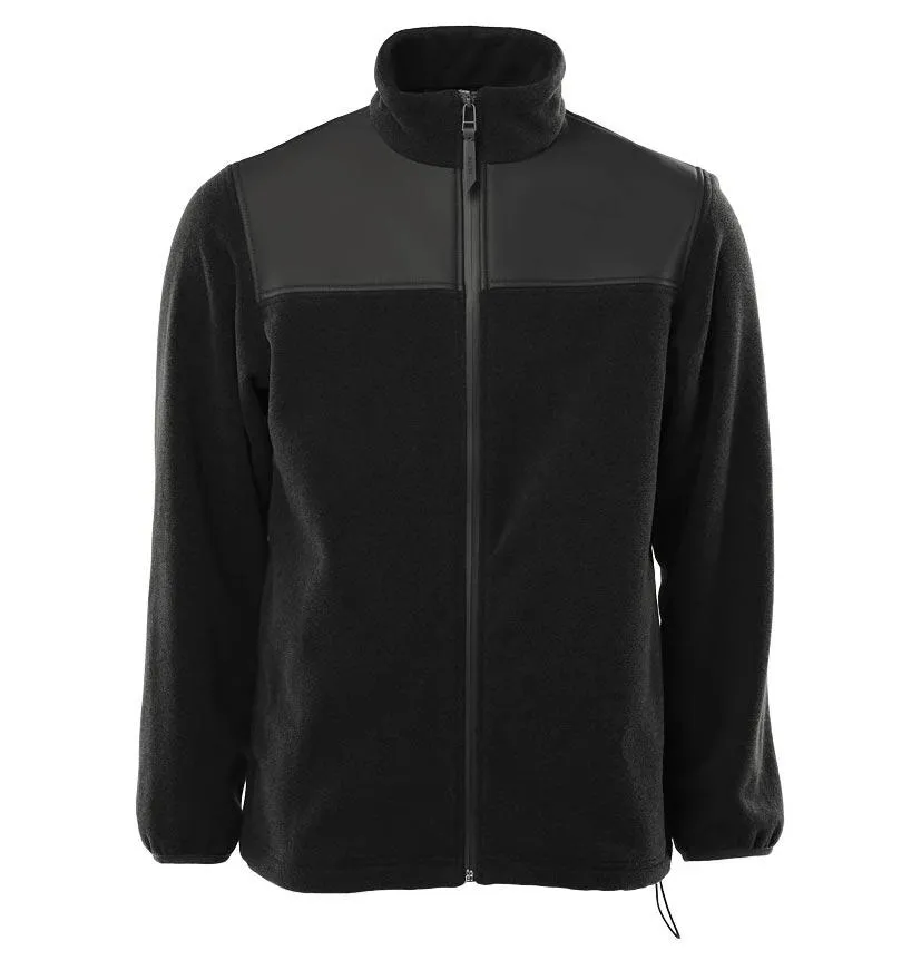 Rains Fleece Zip Puller Jacket – Unisex – Black