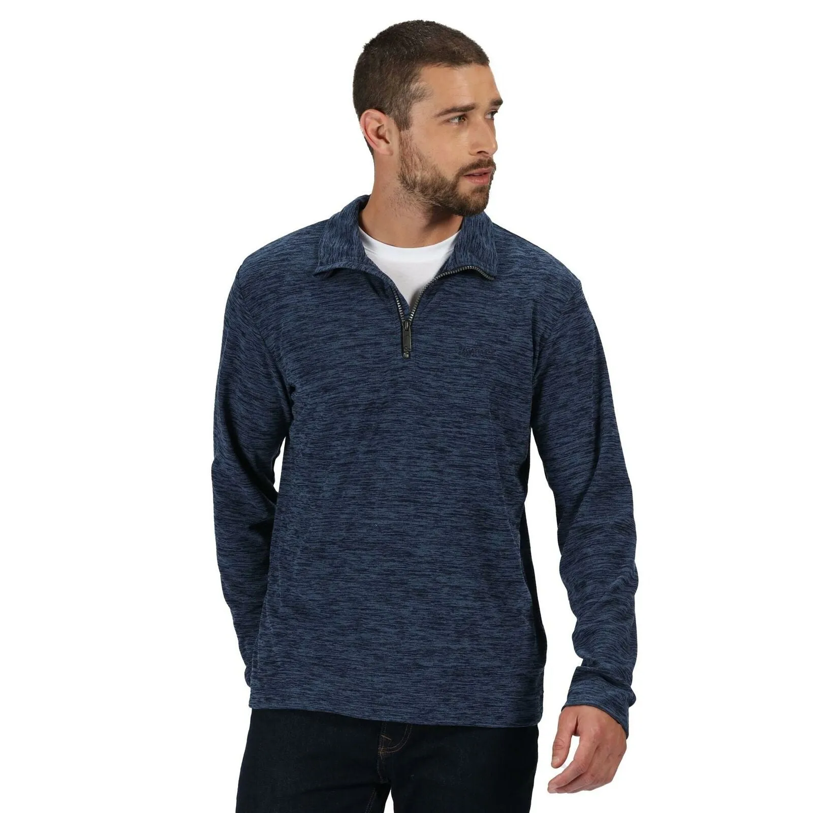 Regatta Mens Elgor II Half Zip Long Sleeved Jumper Pullover