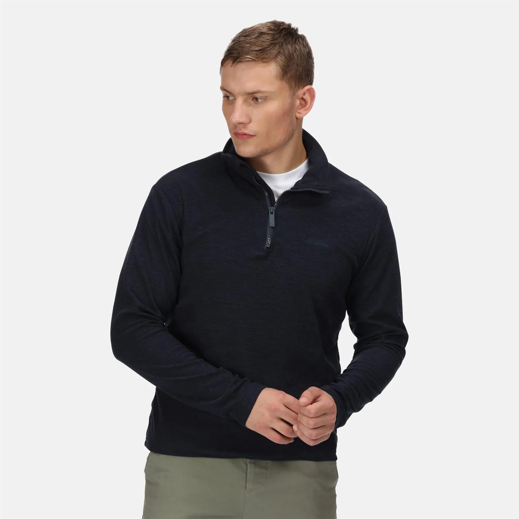 Regatta Mens Elgor II Half Zip Long Sleeved Jumper Pullover