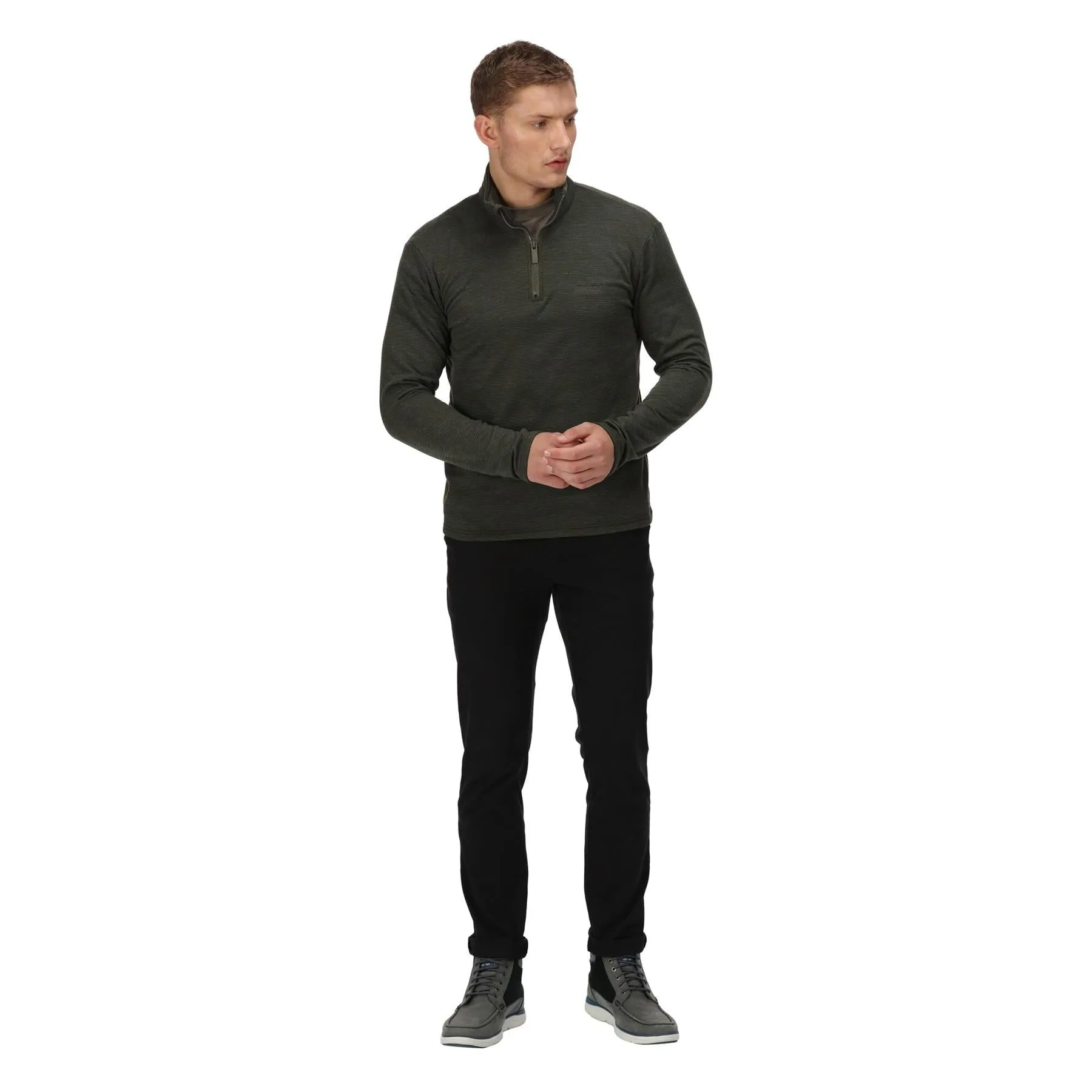 Regatta Mens Elgor II Half Zip Long Sleeved Jumper Pullover