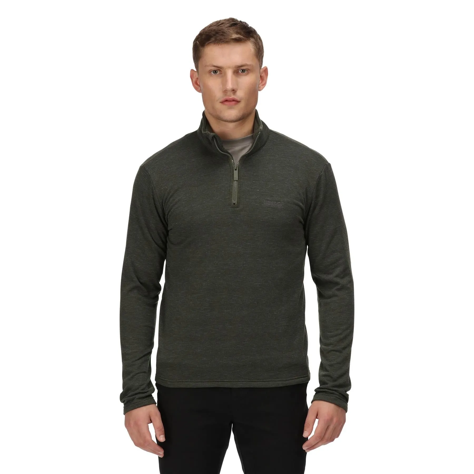 Regatta Mens Elgor II Half Zip Long Sleeved Jumper Pullover