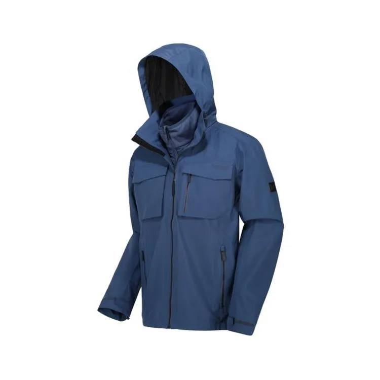 Regatta Mens Shrigley 3 In 1 Waterproof Insulated Hooded Jacket