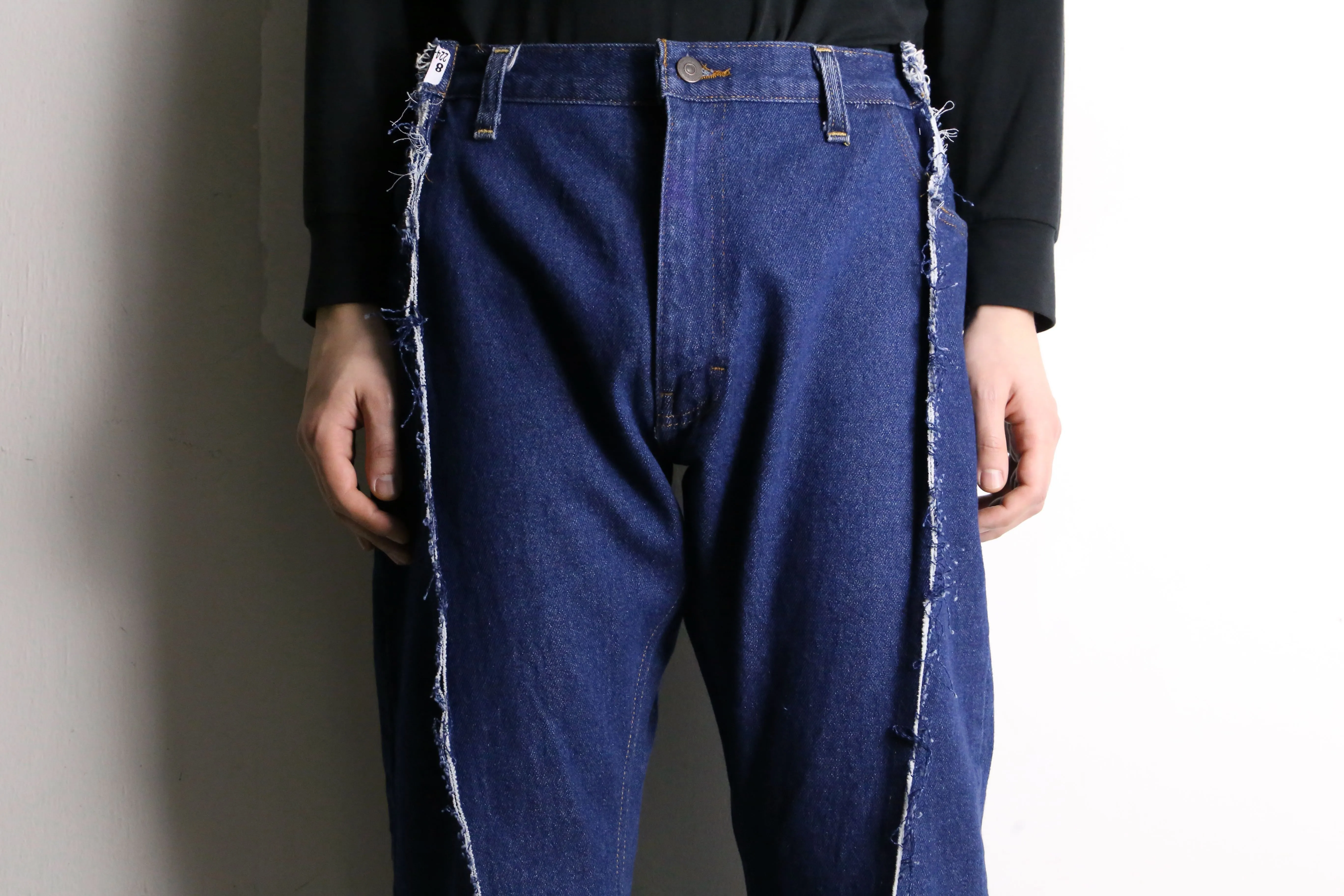 remake "再構築"  side docking flare denim