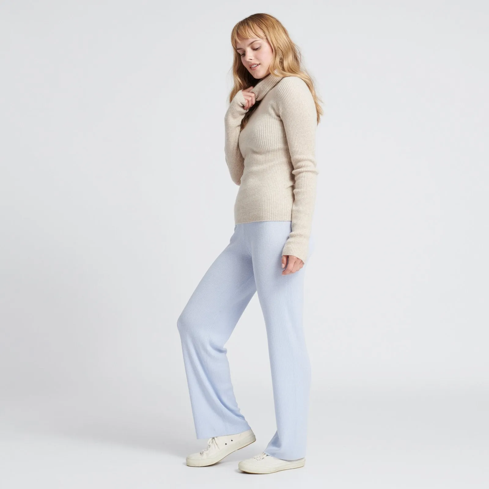 Ribbed Flared Pant