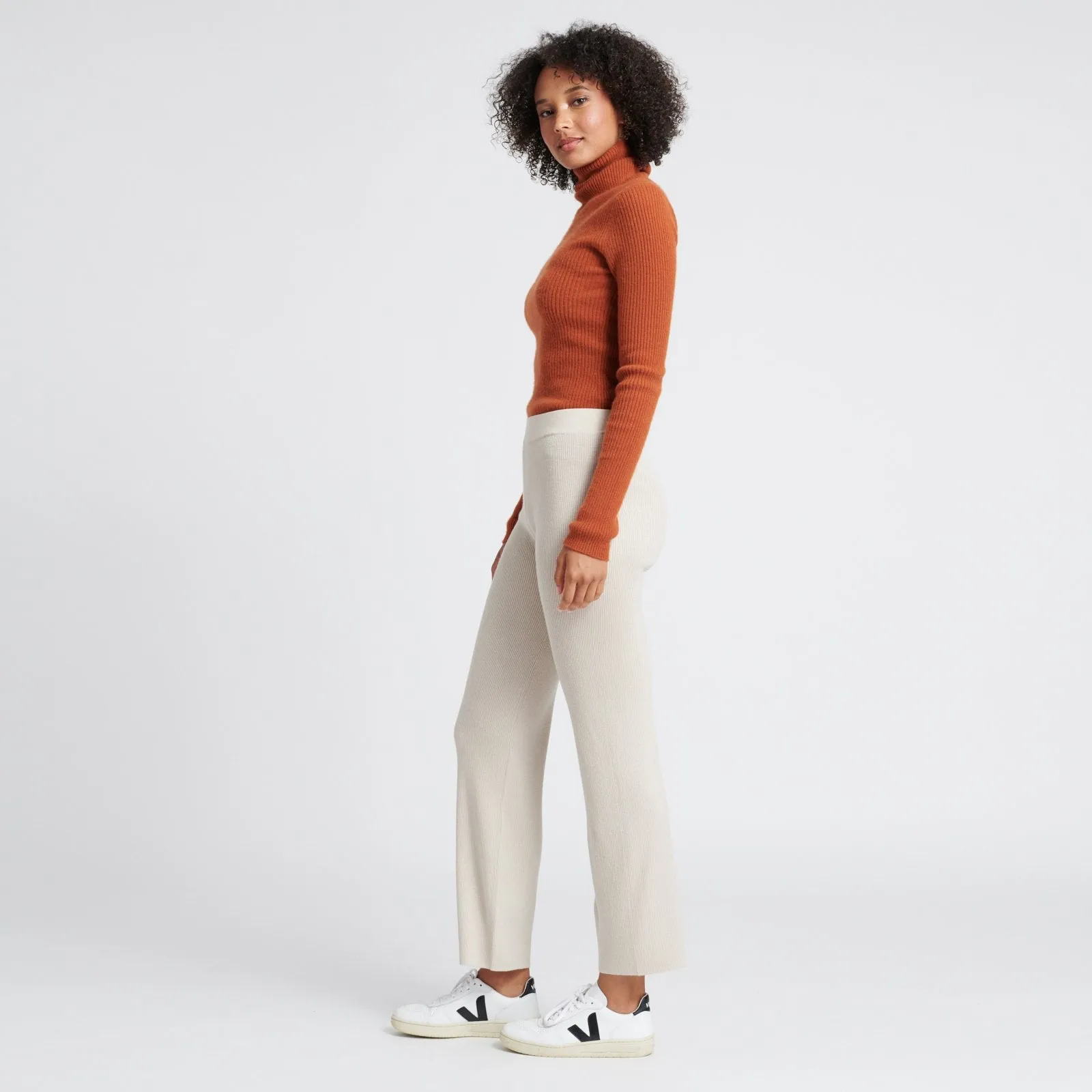 Ribbed Flared Pant