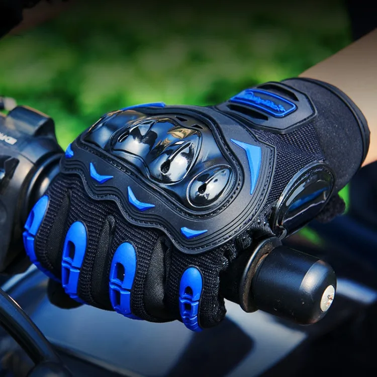 Riding Tribe MCS-17 Motorcycle Gloves Touch Screen Outdoor Riding Gloves, Size: L(Blue)