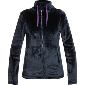 Roxy Tundra Fleece-Black - Purple Cord