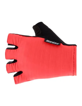 Santini Cubo Cycling Gloves - Granatina