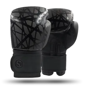 SC BNS Black Training Boxing Gloves