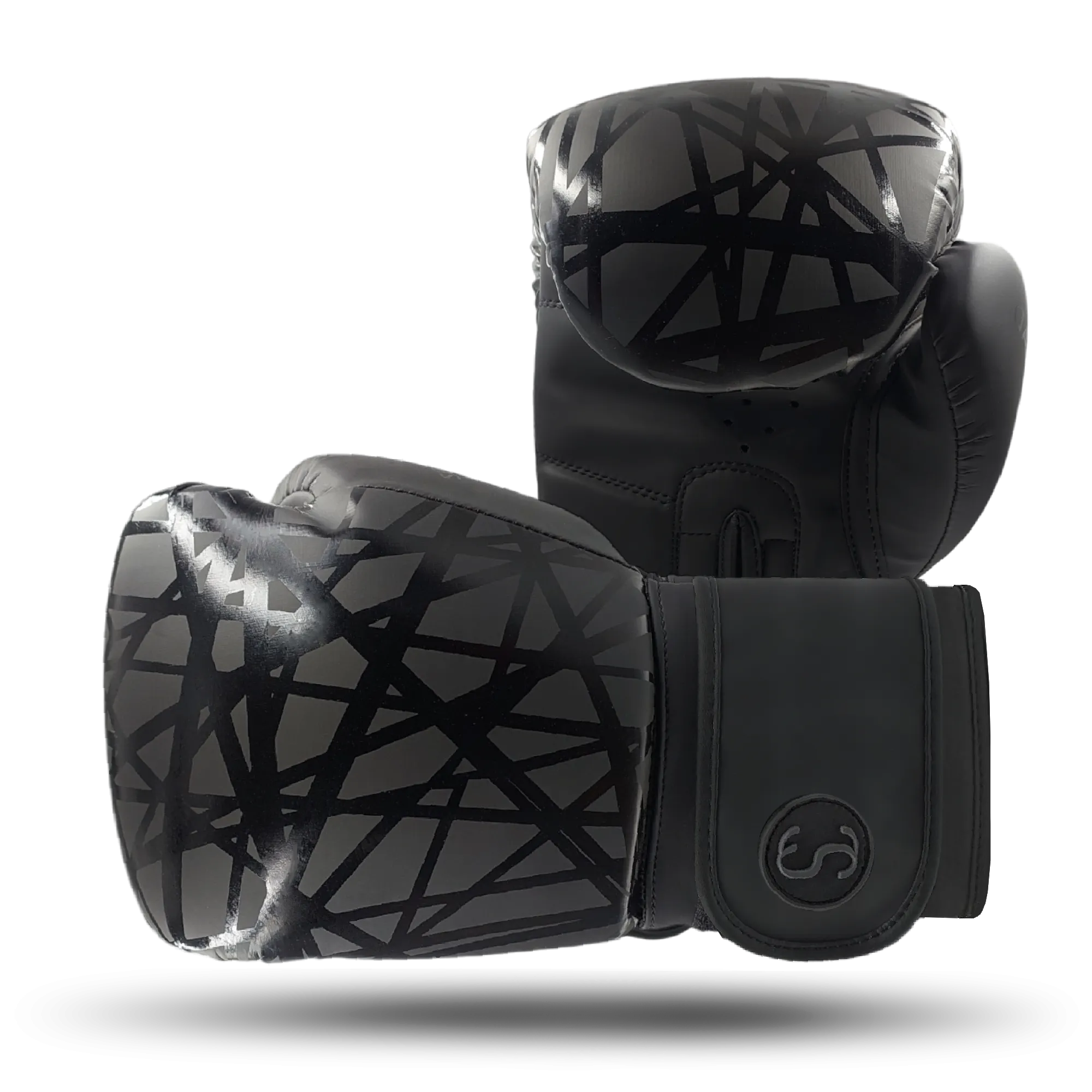 SC BNS Black Training Boxing Gloves