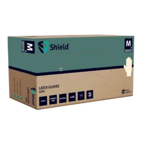 Shield Powder Free Disposable Latex Gloves GD05