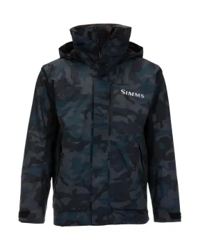 Simms Men's Challenger Fishing Jacket / Woodland Camo Storm