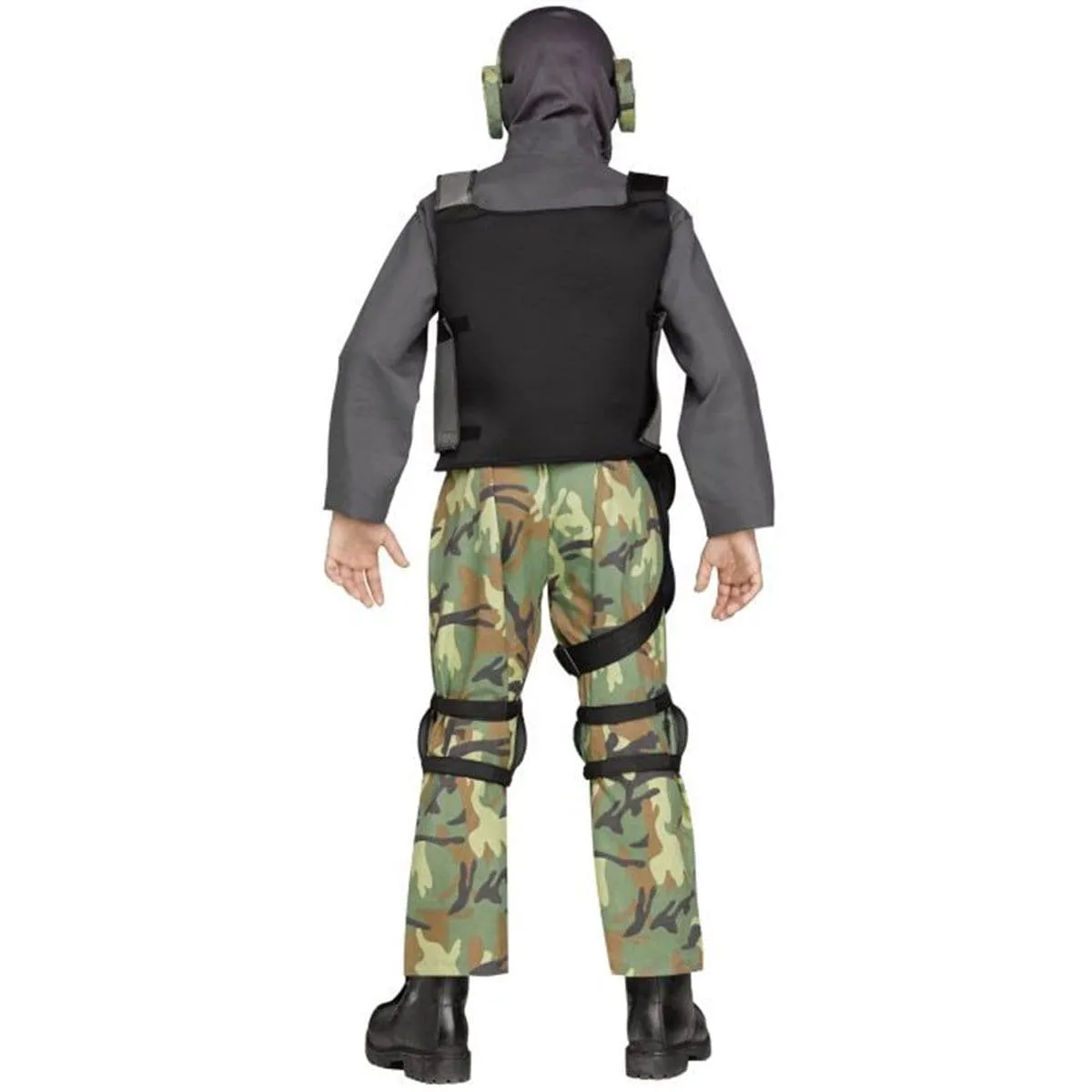 Skull Soldier Costume for Kids