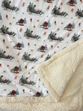 Sleigh Fleece Blanket