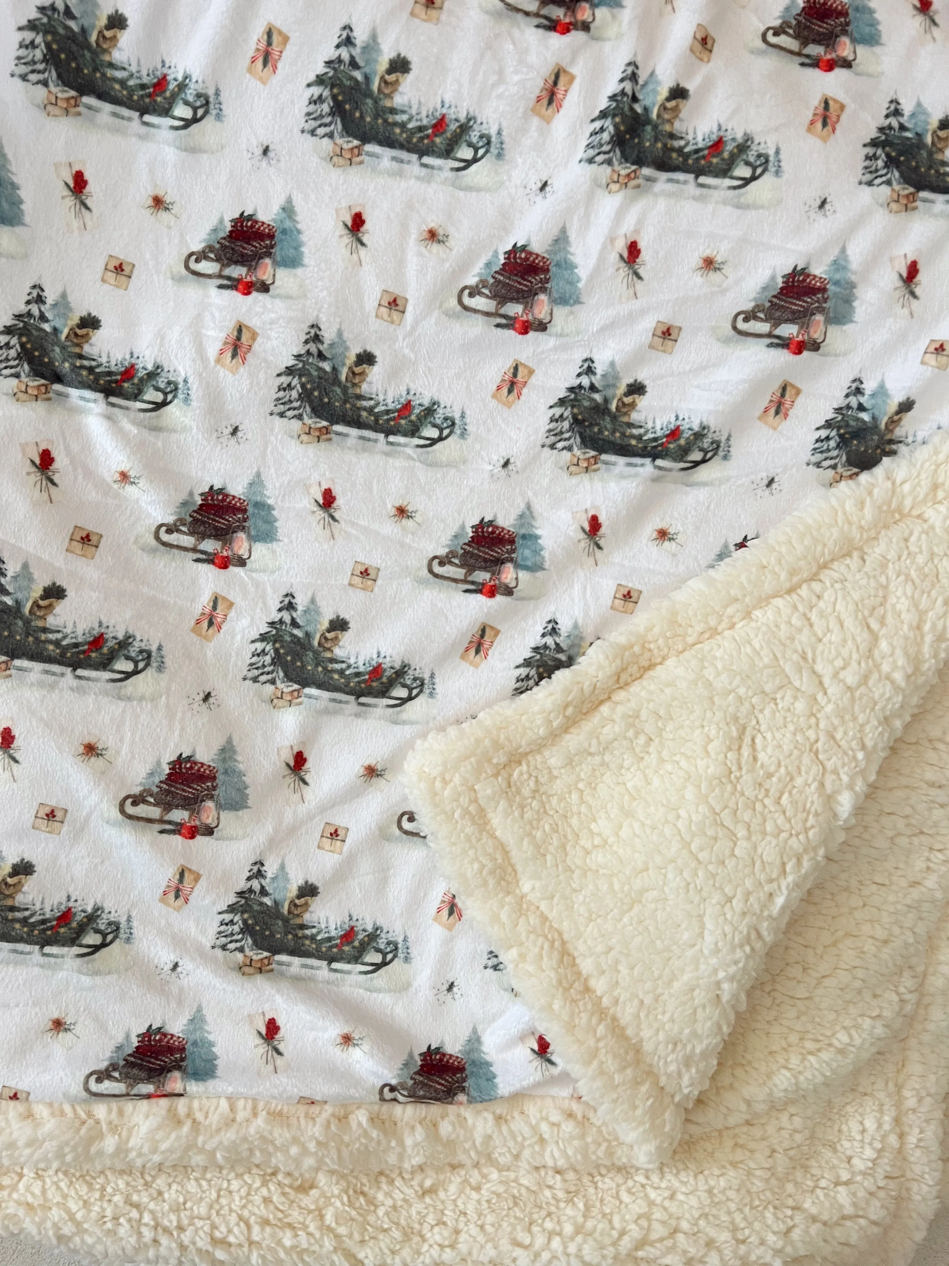 Sleigh Fleece Blanket