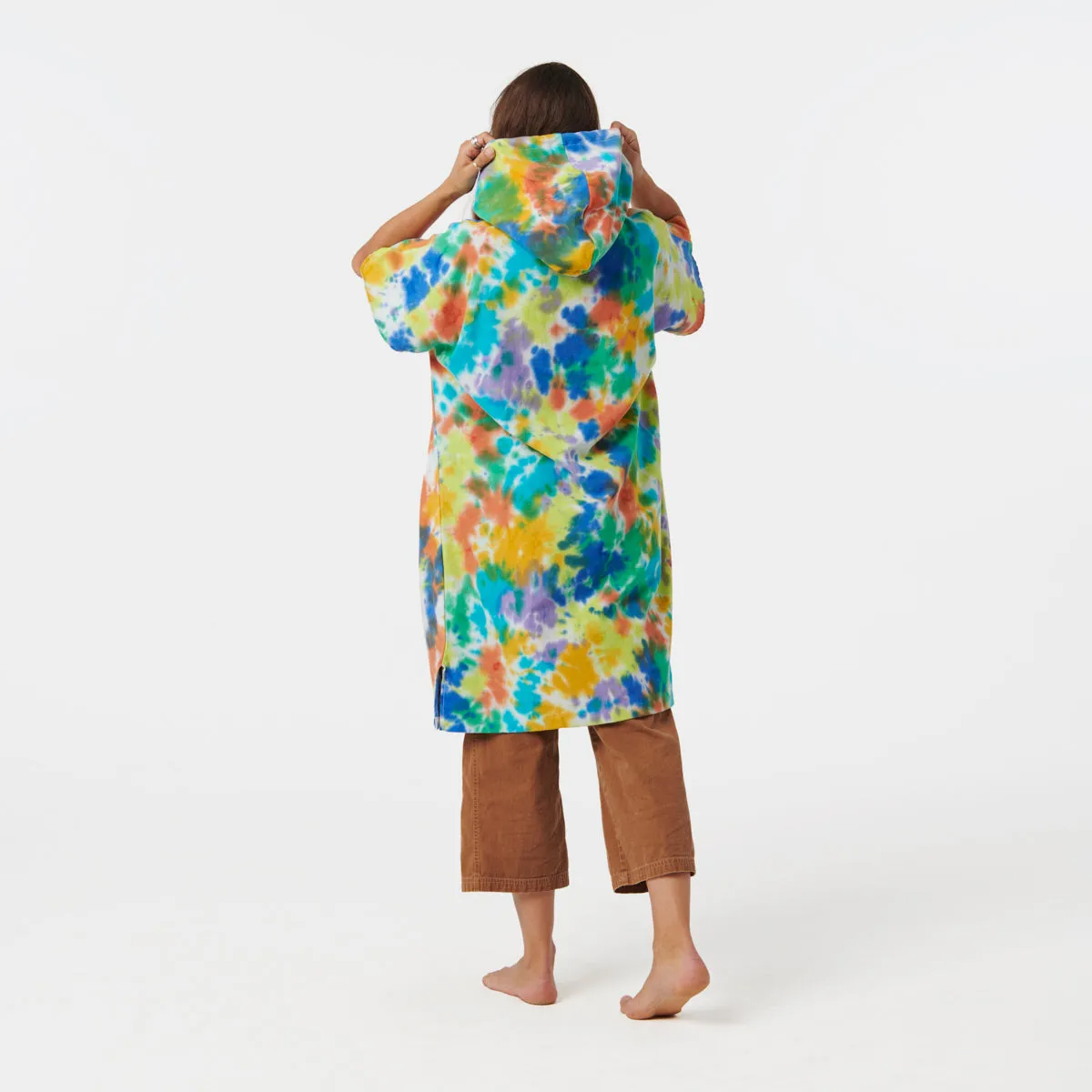 Slowtide Spicoli LG/XL Poncho-Multi