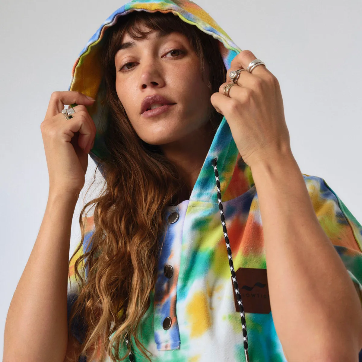 Slowtide Spicoli LG/XL Poncho-Multi