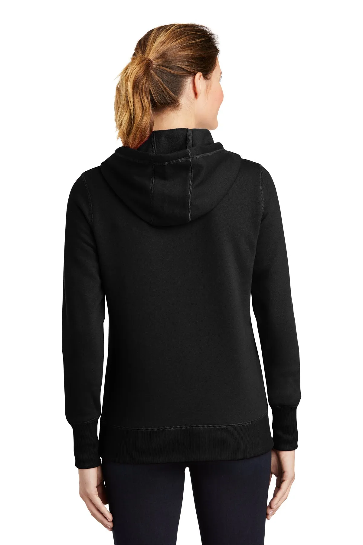 Sport-Tek Ladies Pullover Custom Hooded Sweatshirts, Black