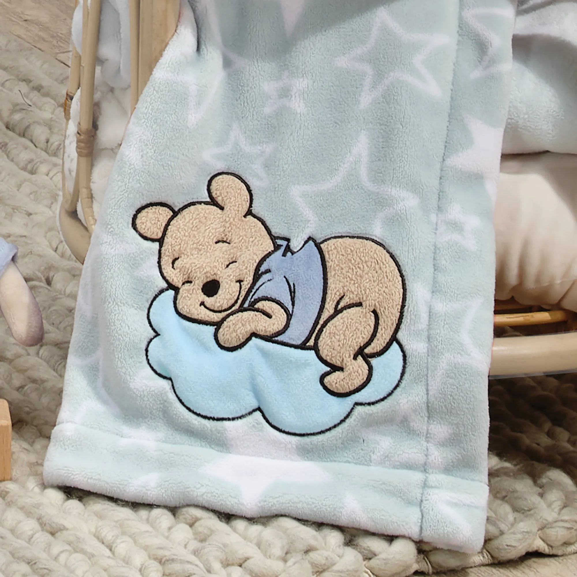 Starlight Pooh Baby Blanket