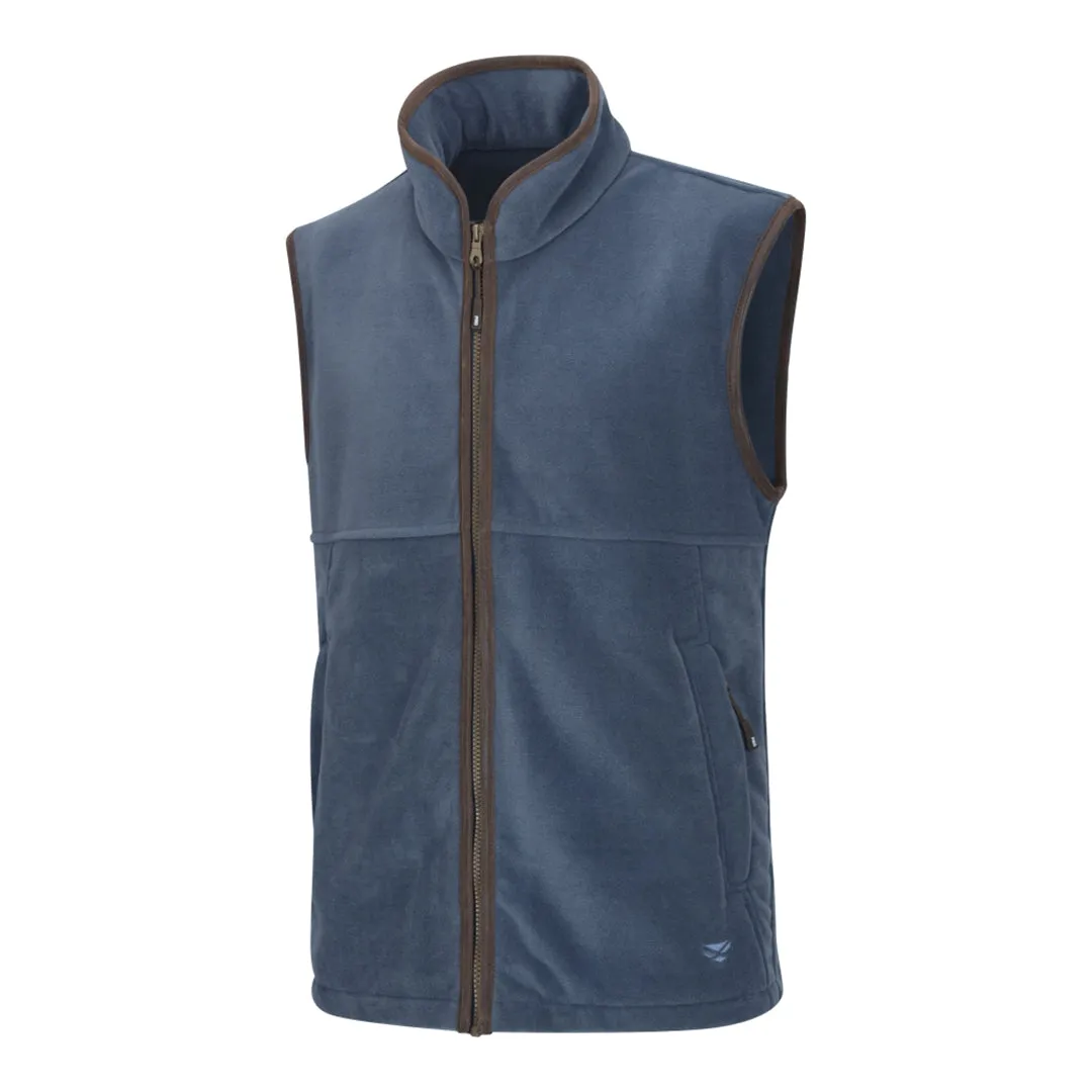 Stenton Technical Fleece Gilet - Slate Grey by Hoggs of Fife