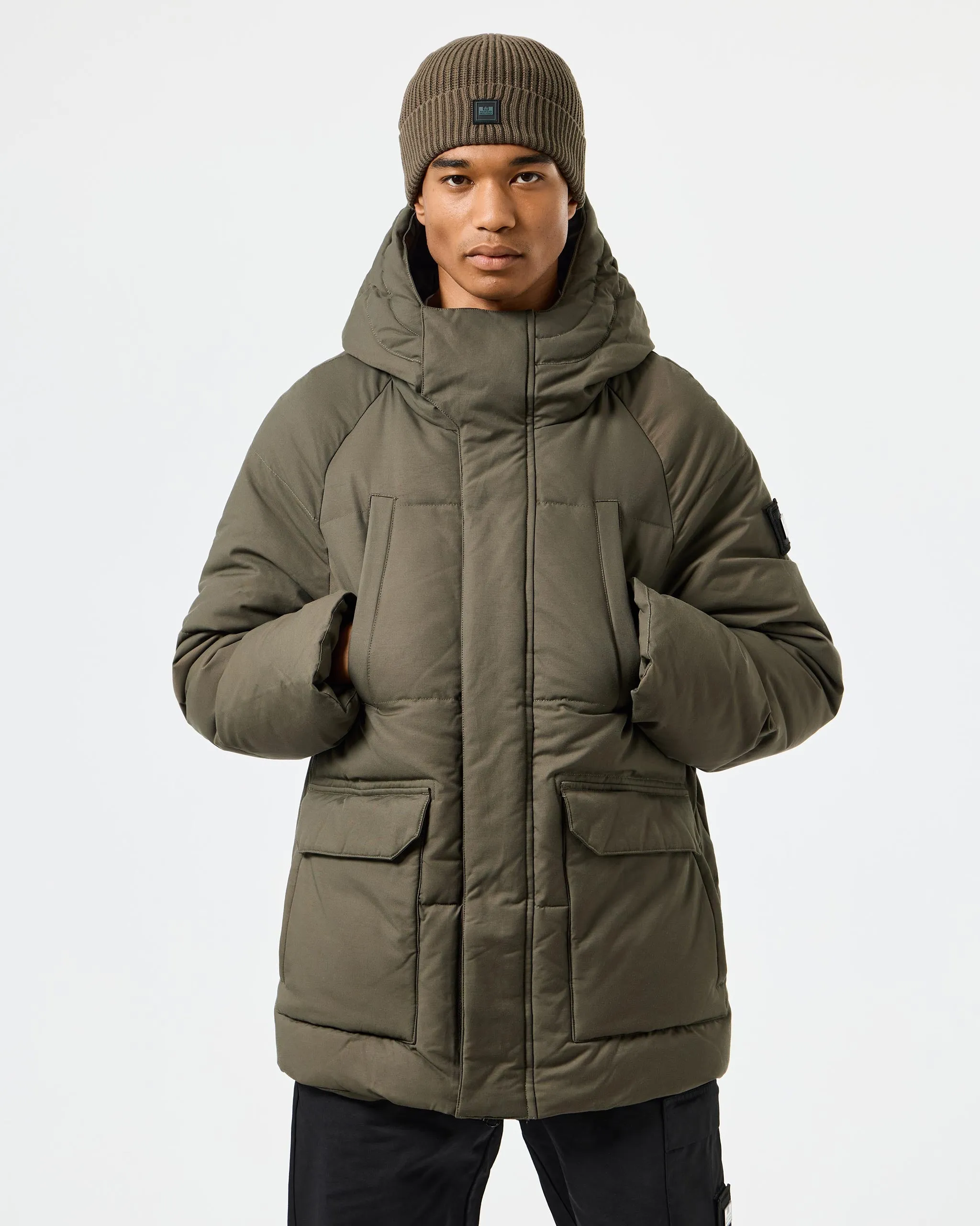 Storm Heavyweight Down Jacket Castle Green