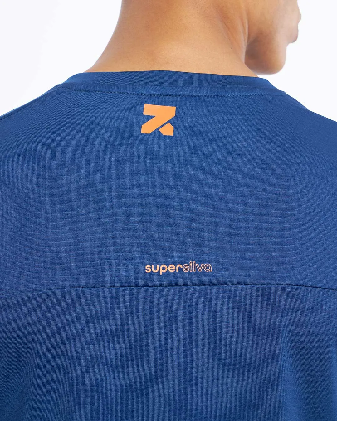 SuperSilva Henley Long Sleeve T-Shirt Navy