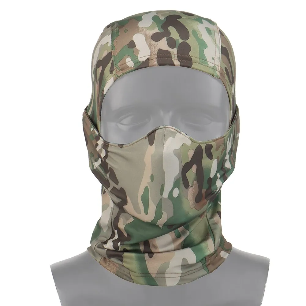 Tactical Balaclava Mask Full Face Breathable Paintball Wargames Military Hat Hunting Hiking Bicycle Cycling Bandana Neck Gaiter