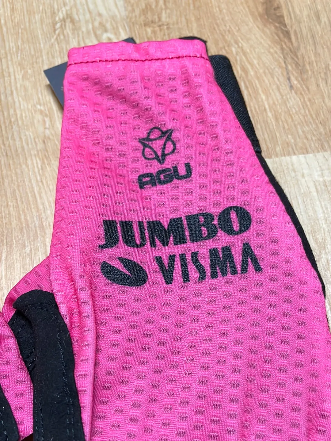 Team Jumbo Visma AGU Premium Aero Gloves Pink