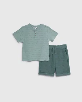 Toddler Boys San Diego Stripe Short Set