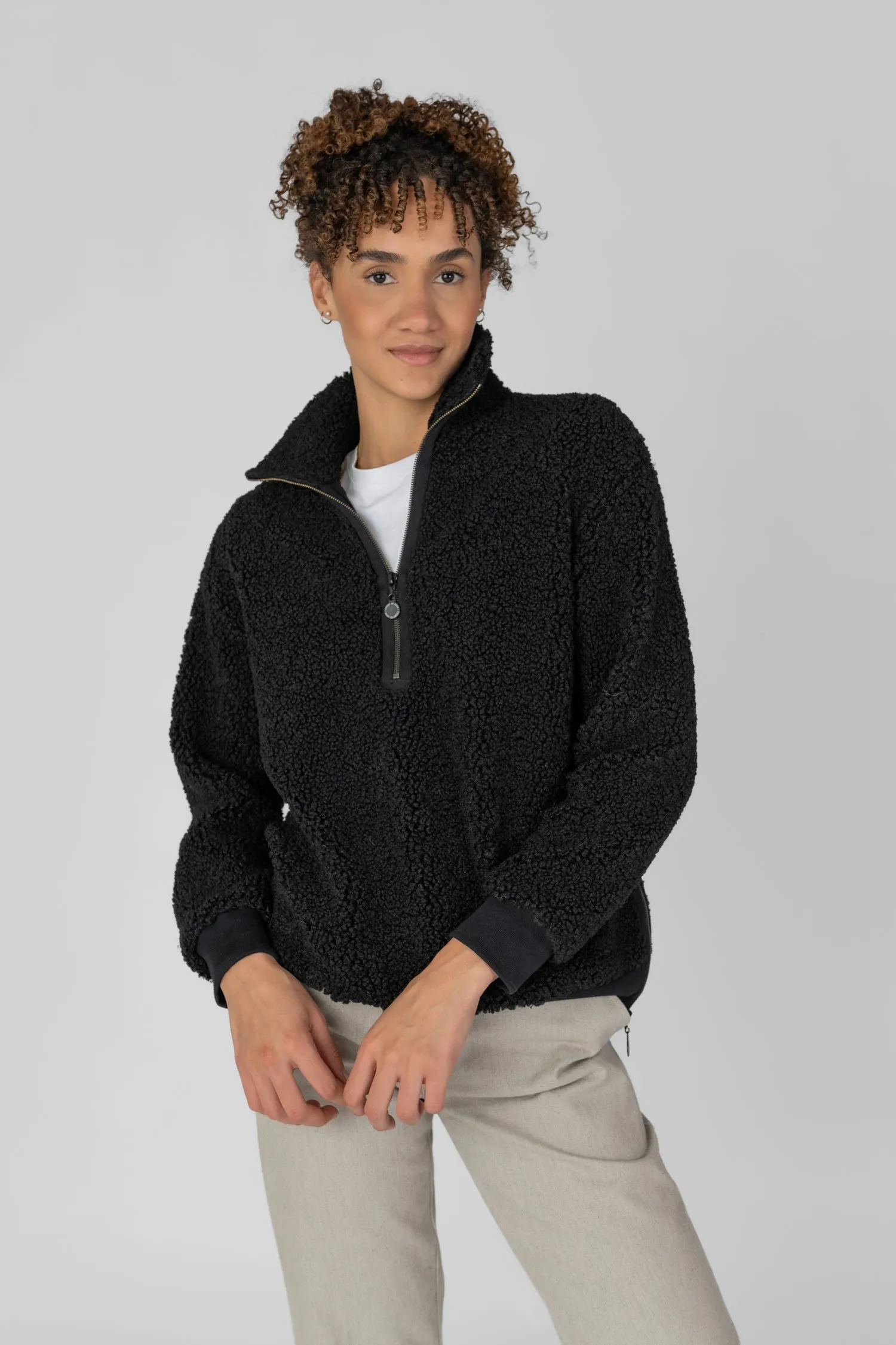 Troyer Teddy Fleece Black