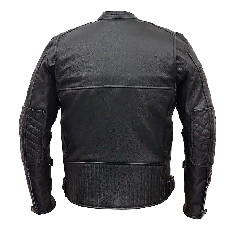 VL513 Vance Leather Men's Padded/Vented Scooter Jacket