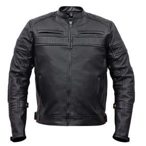 VL513 Vance Leather Men's Padded/Vented Scooter Jacket