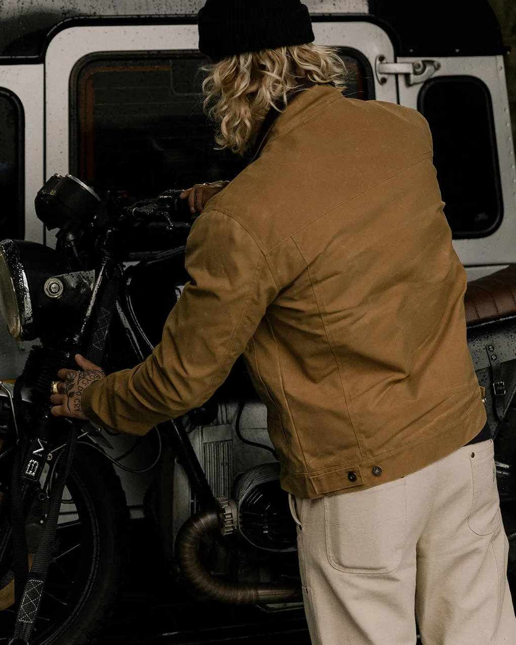 Wayfare Waxed Canvas Jacket - Tan