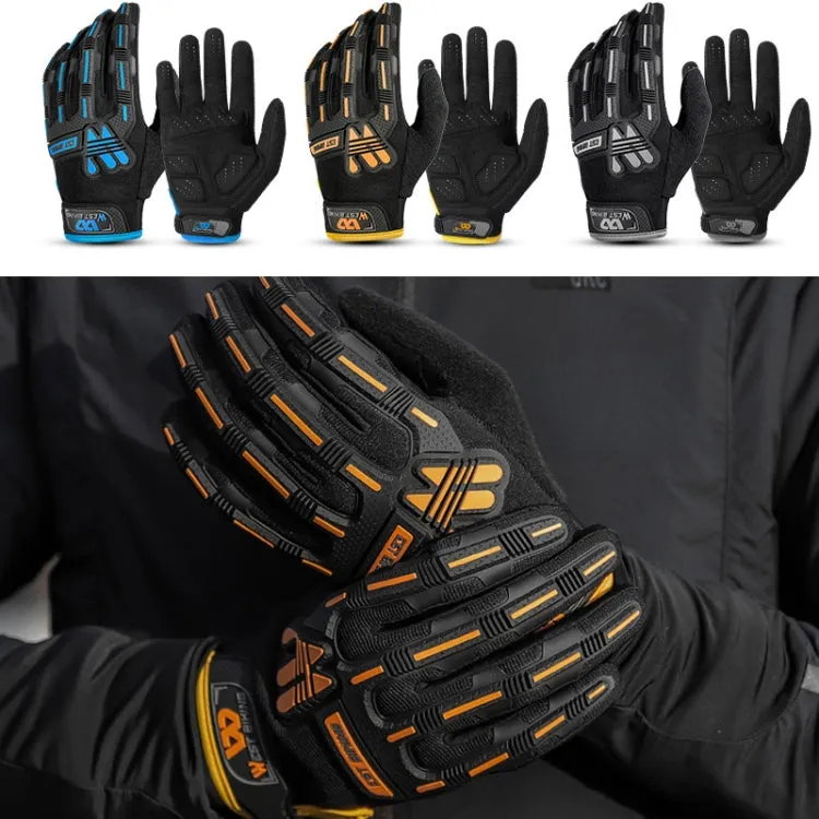 WEST BIKING YP0211208 Riding Gloves Motorcycle Bike Long Finger Non-Slip Touch Screen Gloves, Size: L(Black)