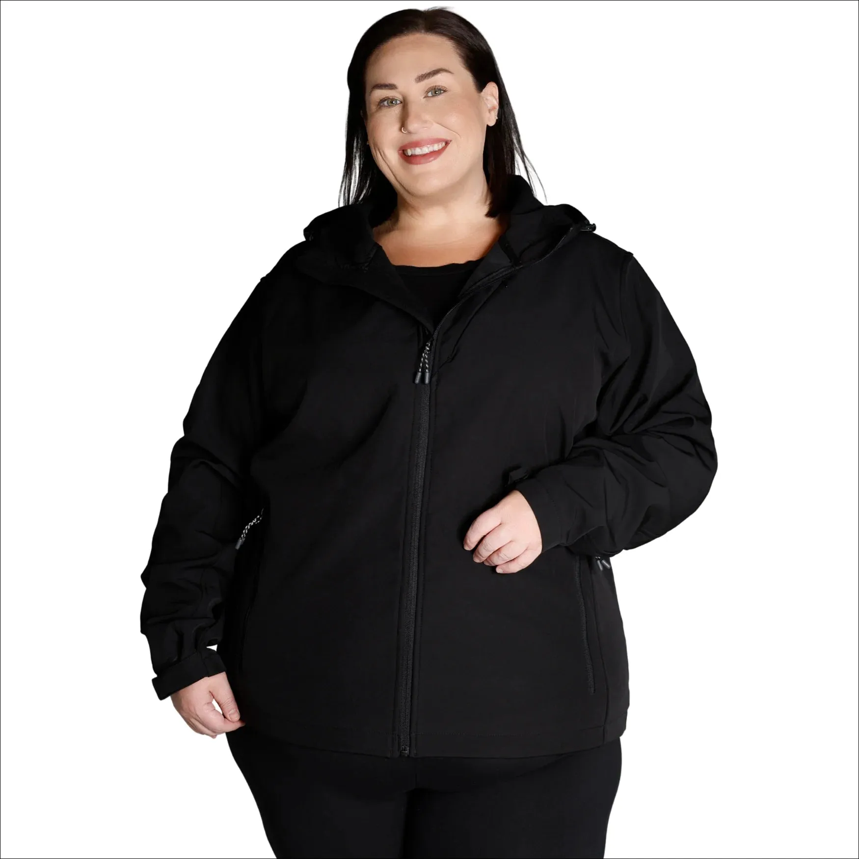 Women’s Plus Size Micro Fleece 1X-6X Soft Shell Jacket